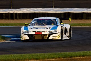 #46 Audi R8 LMS GT3 of Scott Dollahite, Dollahite Racing, GT America, SRO3, SRO America, Indianapolis Motor Speedway, Indianapolis, IN, October 2024.
 | Brian Cleary/SRO