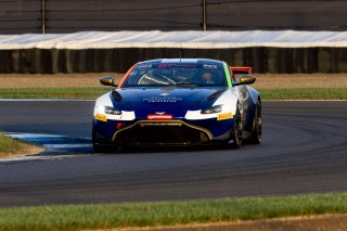 #007 Aston Martin Vantage AMR GT3 of Tim Savage, ProSport Competition, GT America, SRO3, SRO America, Indianapolis Motor Speedway, Indianapolis, IN, October 2024.
 | Brian Cleary/SRO