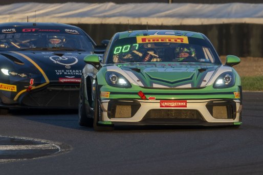 #7 Porsche 718 Cayman GT4 RS Clubsport of Curt Swearingin, ACI Motorsports, GT America, GT4, SRO America, Indianapolis Motor Speedway, Indianapolis, IN, October 2024.
 | Brian Cleary/SRO