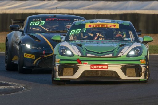 #7 Porsche 718 Cayman GT4 RS Clubsport of Curt Swearingin, ACI Motorsports, GT America, GT4, SRO America, Indianapolis Motor Speedway, Indianapolis, IN, October 2024.
 | Brian Cleary/SRO