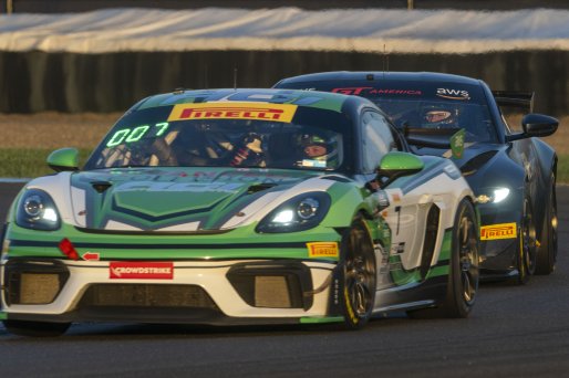 #7 Porsche 718 Cayman GT4 RS Clubsport of Curt Swearingin, ACI Motorsports, GT America, GT4, SRO America, Indianapolis Motor Speedway, Indianapolis, IN, October 2024.
 | Brian Cleary/SRO