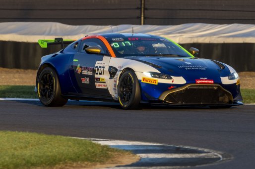 #007 Aston Martin Vantage AMR GT3 of Tim Savage, ProSport Competition, GT America, SRO3, SRO America, Indianapolis Motor Speedway, Indianapolis, IN, October 2024.
 | Brian Cleary/SRO