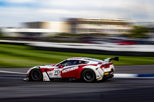#70 Callaway Corvette Z06R GT3 of Mirco Schultis, MISHUMOTORS, GT America, SRO3, SRO America, Indianapolis Motor Speedway, Indianapolis, IN, October 2024.
 | Brian Cleary/SRO