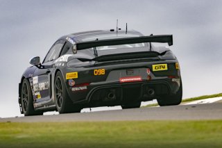 #098 Porsche 718 Cayman GT4 of Isaac Sherman, Rotek Racing, GT America, GT4, SRO America, Barber Motorsports Park, Birmingham, AL, September 2024
 | Brian Cleary/SRO