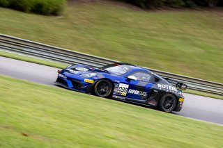 #098 Porsche 718 Cayman GT4 of Isaac Sherman, Rotek Racing, GT America, GT4, SRO America, Barber Motorsports Park, Birmingham, AL, September 2024
 | Brian Cleary/SRO