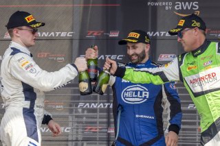 #098 Porsche 718 Cayman GT4 of Isaac Sherman, Rotek Racing, GT America, GT4, SRO America, Barber Motorsports Park, Birmingham, AL, September 2024
 | Brian Cleary/SRO