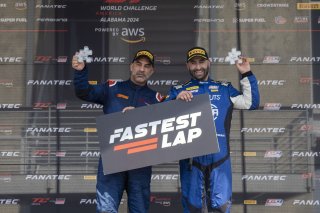 #27 Mercedes-AMG GT3 of Jason Daskalos, CRP/Daskalos Motorsports, GT America, SRO3, #098 Porsche 718 Cayman GT4 of Isaac Sherman, Rotek Racing, GT4, SRO America, Barber Motorsports Park, Birmingham, AL, September 2024
 | Brian Cleary/SRO