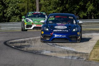 #098 Porsche 718 Cayman GT4 of Isaac Sherman, Rotek Racing, GT America, GT4, SRO America, Barber Motorsports Park, Birmingham, AL, September 2024
 | Brian Cleary/SRO