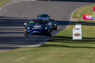 #098 Porsche 718 Cayman GT4 of Isaac Sherman, Rotek Racing, GT America, GT4, SRO America, Barber Motorsports Park, Birmingham, AL, September 2024
 | Brian Cleary/SRO