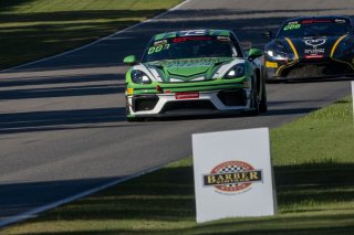 #7 Porsche 718 Cayman GT4 RS Clubsport of Curt Swearingin, ACI Motorsports, GT America, GT4, SRO America, Barber Motorsports Park, Birmingham, AL, September 2024
 | Brian Cleary/SRO