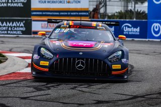 #04 Mercedes-AMG GT3 of George Kurtz, Crowdstrike by Riley, GT America, SRO3, SRO America, Long Beach Grand Prix, Long Beach, CA, April 11-13, 2025.
 | Fabian Lagunas | www.lagunasphotography.com | For SRO Motorsports Group 2025