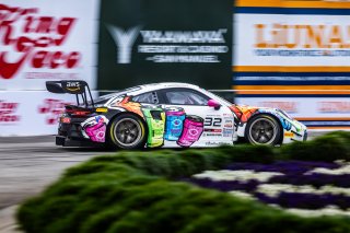#32 Porsche 992 GT3 R of Kyle Washington, GMG Racing, GT America, SRO3, SRO America, Long Beach Grand Prix, Long Beach, CA, April 11-13, 2025.
 | Fabian Lagunas | www.lagunasphotography.com | For SRO Motorsports Group 2025