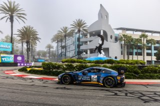#24 Aston Martin Vantage AMR GT3 EVO of Gray Newell, Heart of Racing Team, GT America, SRO3, SRO America, Long Beach Grand Prix, Long Beach, CA, April 11-13, 2025.
 | Fabian Lagunas | www.lagunasphotography.com | For SRO Motorsports Group 2025