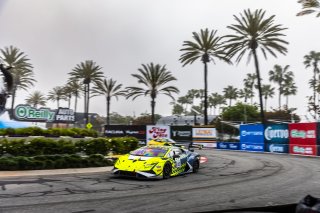 #142 Lamborghini Huracan Super Trofeo EVO2 of Adrian Kunzle, MLT Motorsports, GT America, GT2, SRO America, Long Beach Grand Prix, Long Beach, CA, April 11-13, 2025.
 | Fabian Lagunas | www.lagunasphotography.com | For SRO Motorsports Group 2025
