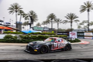 #91 Mercedes-AMG GT3 of Jeff Burton, Regulator Racing, GT America, SRO3, SRO America, Long Beach Grand Prix, Long Beach, CA, April 11-13, 2025.
 | Fabian Lagunas | www.lagunasphotography.com | For SRO Motorsports Group 2025
