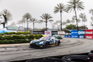 #24 Aston Martin Vantage AMR GT3 EVO of Gray Newell, Heart of Racing Team, GT America, SRO3, SRO America, Long Beach Grand Prix, Long Beach, CA, April 11-13, 2025.
 | Fabian Lagunas | www.lagunasphotography.com | For SRO Motorsports Group 2025