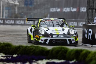 #54 Porsche 911 GT3-R (991.ii) of Patrick Mulcahy, GMG Racing, GT America, SRO3, SRO America, Long Beach Grand Prix, Long Beach, CA, April 11-13, 2025.
 | Fabian Lagunas | www.lagunasphotography.com | For SRO Motorsports Group 2025
