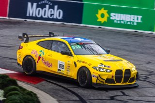 #188 BMW M4 GT4 (G82) of Judson Holt, Fast Track Racing, GT America, GT4, SRO America, Long Beach Grand Prix, Long Beach, CA, April 11-13, 2025.
 | Fabian Lagunas | www.lagunasphotography.com | For SRO Motorsports Group 2025