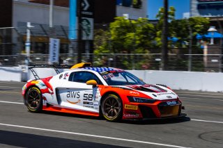 #58 Audi R8 LMS GT2 of CJ Moses, GMG Racing, GT America, GT2, SRO America, Long Beach Grand Prix, Long Beach, CA, April 11-13, 2025.
 | Fabian Lagunas | www.lagunasphotography.com | For SRO Motorsports Group 2025
