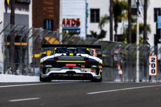 #54 Porsche 911 GT3-R (991.ii) of Patrick Mulcahy, GMG Racing, GT America, SRO3, SRO America, Long Beach Grand Prix, Long Beach, CA, April 11-13, 2025.
 | Fabian Lagunas | www.lagunasphotography.com | For SRO Motorsports Group 2025