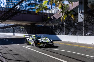 #54 Porsche 911 GT3-R (991.ii) of Patrick Mulcahy, GMG Racing, GT America, SRO3, SRO America, Long Beach Grand Prix, Long Beach, CA, April 11-13, 2025.
 | Fabian Lagunas | www.lagunasphotography.com | For SRO Motorsports Group 2025