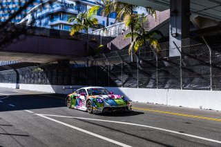 #32 Porsche 992 GT3 R of Kyle Washington, GMG Racing, GT America, SRO3, SRO America, Long Beach Grand Prix, Long Beach, CA, April 11-13, 2025.
 | Fabian Lagunas | www.lagunasphotography.com | For SRO Motorsports Group 2025