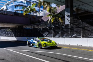 #142 Lamborghini Huracan Super Trofeo EVO2 of Adrian Kunzle, MLT Motorsports, GT America, GT2, SRO America, Long Beach Grand Prix, Long Beach, CA, April 11-13, 2025.
 | Fabian Lagunas | www.lagunasphotography.com | For SRO Motorsports Group 2025