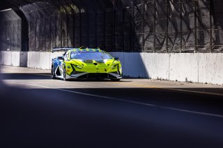 #142 Lamborghini Huracan Super Trofeo EVO2 of Adrian Kunzle, MLT Motorsports, GT America, GT2, SRO America, Long Beach Grand Prix, Long Beach, CA, April 11-13, 2025.
 | Fabian Lagunas | www.lagunasphotography.com | For SRO Motorsports Group 2025