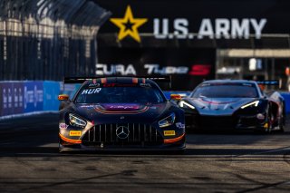 #04 Mercedes-AMG GT3 of George Kurtz, Crowdstrike by Riley, GT America, SRO3, SRO America, Long Beach Grand Prix, Long Beach, CA, April 11-13, 2025.
 | Fabian Lagunas | www.lagunasphotography.com | For SRO Motorsports Group 2025