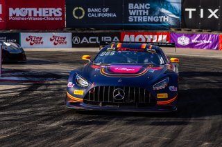 #04 Mercedes-AMG GT3 of George Kurtz, Crowdstrike by Riley, GT America, SRO3, SRO America, Long Beach Grand Prix, Long Beach, CA, April 11-13, 2025.
 | Fabian Lagunas | www.lagunasphotography.com | For SRO Motorsports Group 2025