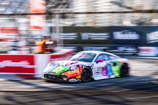 #32 Porsche 992 GT3 R of Kyle Washington, GMG Racing, GT America, SRO3, SRO America, Long Beach Grand Prix, Long Beach, CA, April 11-13, 2025.
 | Fabian Lagunas | www.lagunasphotography.com | For SRO Motorsports Group 2025