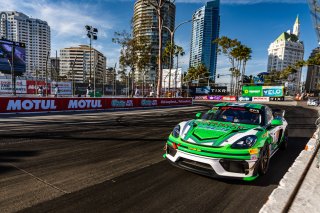 #7 Porsche 718 Cayman GT4 RS Clubsport of Ricco Shlaimoun, ACI Motorsports, GT America, GT4, SRO America, Long Beach Grand Prix, Long Beach, CA, April 11-13, 2025.
 | Fabian Lagunas | www.lagunasphotography.com | For SRO Motorsports Group 2025