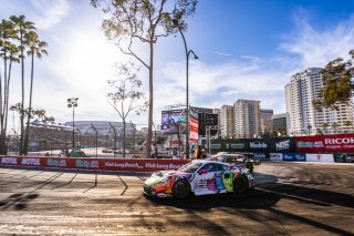 #32 Porsche 992 GT3 R of Kyle Washington, GMG Racing, GT America, SRO3, SRO America, Long Beach Grand Prix, Long Beach, CA, April 11-13, 2025.
 | Fabian Lagunas | www.lagunasphotography.com | For SRO Motorsports Group 2025