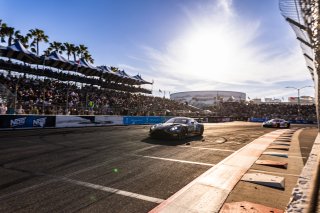 #24 Aston Martin Vantage AMR GT3 EVO of Gray Newell, Heart of Racing Team, GT America, SRO3, SRO America, Long Beach Grand Prix, Long Beach, CA, April 11-13, 2025.
 | Fabian Lagunas | www.lagunasphotography.com | For SRO Motorsports Group 2025
