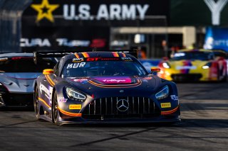 #04 Mercedes-AMG GT3 of George Kurtz, Crowdstrike by Riley, GT America, SRO3, SRO America, Long Beach Grand Prix, Long Beach, CA, April 11-13, 2025.
 | Fabian Lagunas | www.lagunasphotography.com | For SRO Motorsports Group 2025
