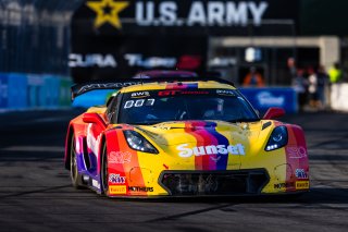 #70 Callaway Corvette Z06R GT3 of Mirco Schultis, MISHUMOTORS, GT America, SRO3, SRO America, Long Beach Grand Prix, Long Beach, CA, April 11-13, 2025.
 | Fabian Lagunas | www.lagunasphotography.com | For SRO Motorsports Group 2025