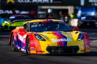 #70 Callaway Corvette Z06R GT3 of Mirco Schultis, MISHUMOTORS, GT America, SRO3, SRO America, Long Beach Grand Prix, Long Beach, CA, April 11-13, 2025.
 | Fabian Lagunas | www.lagunasphotography.com | For SRO Motorsports Group 2025