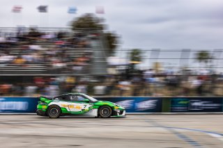 #7 Porsche 718 Cayman GT4 RS Clubsport of Ricco Shlaimoun, ACI Motorsports, GT America, GT4, SRO America, Long Beach Grand Prix, Long Beach, CA, April 11-13, 2025.
 | Fabian Lagunas | www.lagunasphotography.com | For SRO Motorsports Group 2025