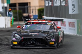 #91 Mercedes-AMG GT3 of Jeff Burton, Regulator Racing, GT America, SRO3, SRO America, Long Beach Grand Prix, Long Beach, CA, April 11-13, 2025.
 | Fabian Lagunas | www.lagunasphotography.com | For SRO Motorsports Group 2025