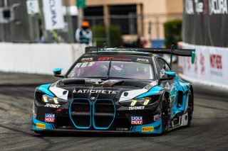 #29 BMW M4 GT3 EVO of Justin Rothberg, Turner Motorsport, GT America, SRO3, SRO America, Long Beach Grand Prix, Long Beach, CA, April 11-13, 2025.
 | Fabian Lagunas | www.lagunasphotography.com | For SRO Motorsports Group 2025