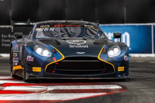 #24 Aston Martin Vantage AMR GT3 EVO of Gray Newell, Heart of Racing Team, GT America, SRO3, SRO America, Long Beach Grand Prix, Long Beach, CA, April 11-13, 2025.
 | Fabian Lagunas | www.lagunasphotography.com | For SRO Motorsports Group 2025