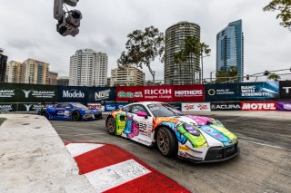 #32 Porsche 992 GT3 R of Kyle Washington, GMG Racing, GT America, SRO3, SRO America, Long Beach Grand Prix, Long Beach, CA, April 11-13, 2025.
 | Fabian Lagunas | www.lagunasphotography.com | For SRO Motorsports Group 2025