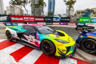 #11 Chevrolet Corvette Z06 GT3.R of Blake McDonald, DXDT Racing, GT America, SRO3, SRO America, Long Beach Grand Prix, Long Beach, CA, April 11-13, 2025.
 | Fabian Lagunas | www.lagunasphotography.com | For SRO Motorsports Group 2025