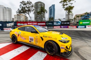 #188 BMW M4 GT4 (G82) of Judson Holt, Fast Track Racing, GT America, GT4, SRO America, Long Beach Grand Prix, Long Beach, CA, April 11-13, 2025.
 | Fabian Lagunas | www.lagunasphotography.com | For SRO Motorsports Group 2025