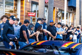 Thursday Thunder at GT America, Long Beach Grand Prix, Long Beach, CA, April 11-13, 2025.
 | Fabian Lagunas | www.lagunasphotography.com | For SRO Motorsports Group 2025
