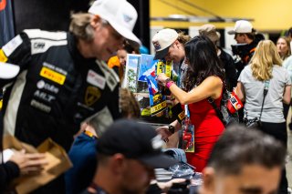 Autograph session at GT America, SRO America, Long Beach Grand Prix, Long Beach, CA, April 11-13, 2025.
 | Fabian Lagunas | www.lagunasphotography.com | For SRO Motorsports Group 2025