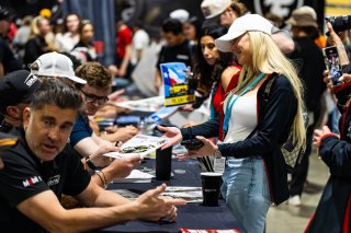 Autograph session at GT America, SRO America, Long Beach Grand Prix, Long Beach, CA, April 11-13, 2025.
 | Fabian Lagunas | www.lagunasphotography.com | For SRO Motorsports Group 2025