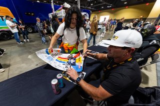 Autograph session at GT America, SRO America, Long Beach Grand Prix, Long Beach, CA, April 11-13, 2025.
 | Fabian Lagunas | www.lagunasphotography.com | For SRO Motorsports Group 2025