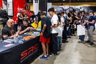 Autograph session at GT America, SRO America, Long Beach Grand Prix, Long Beach, CA, April 11-13, 2025.
 | Fabian Lagunas | www.lagunasphotography.com | For SRO Motorsports Group 2025