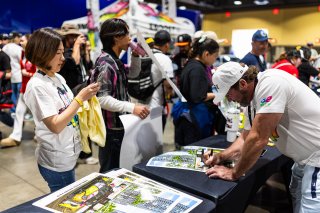 Autograph session at GT America, SRO America, Long Beach Grand Prix, Long Beach, CA, April 11-13, 2025.
 | Fabian Lagunas | www.lagunasphotography.com | For SRO Motorsports Group 2025